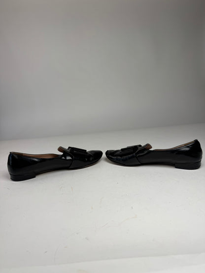 Miu Miu Patent Leather Ballerinas black 38