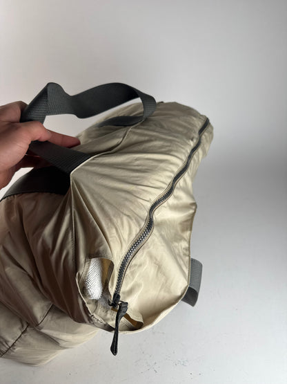 Sac de voyage Prada Sport vintage en polyester beige gris