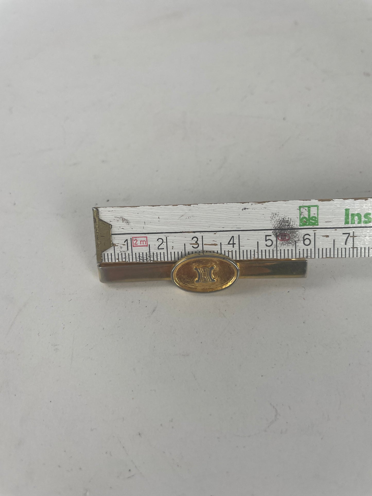 Vintage Celine Paris Steel Tie/Money Clamp golden