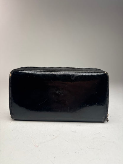 Vintage Vivienne Westwood Patent Leather zippy wallet black
