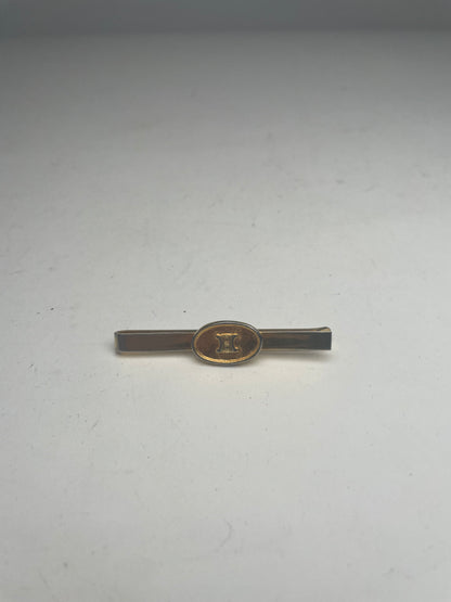 Vintage Celine Paris Steel Tie/Money Clamp golden