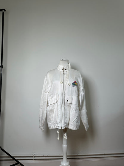 Vintage Balenciaga Sports Cotton Jacket White M