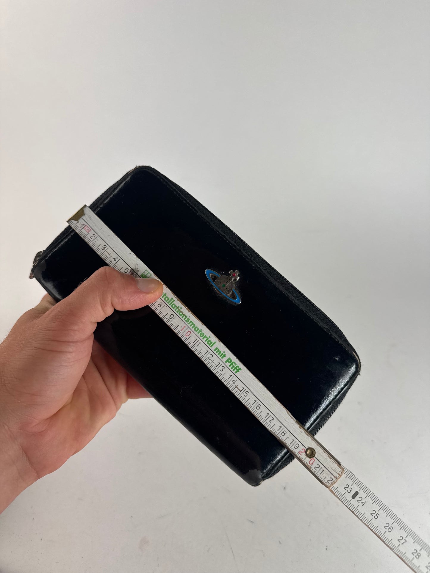 Vintage Vivienne Westwood Patent Leather zippy wallet black