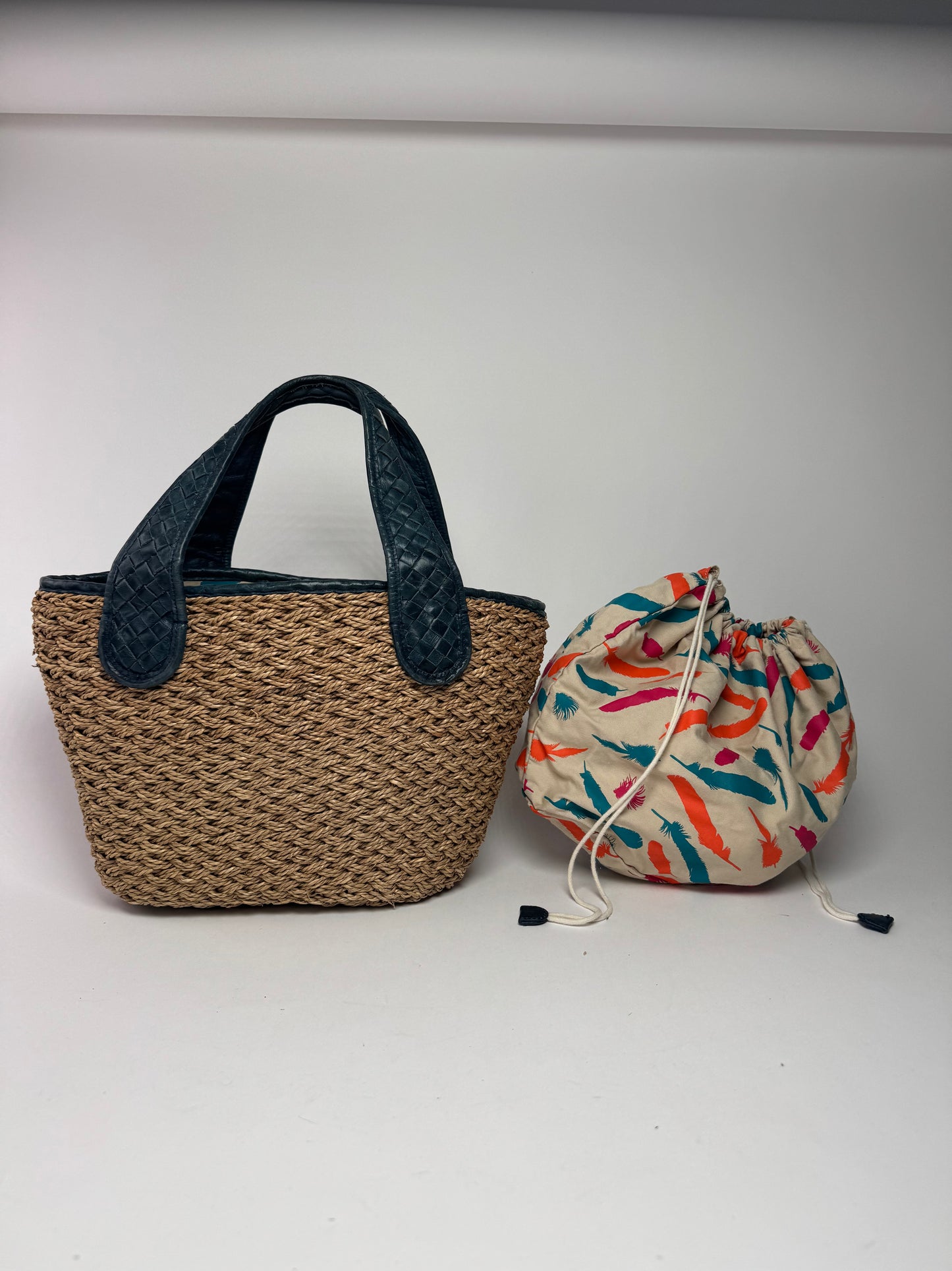 Vintage Issey Miyake Shopper beige Blue