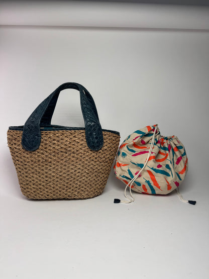 Vintage Issey Miyake Shopper beige Blue