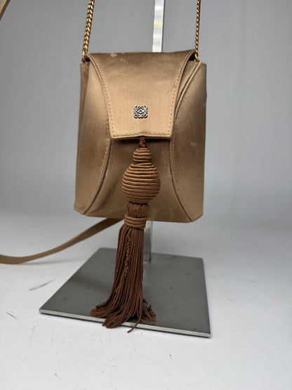 Vintage Loewe Madrid 2Way Crossbody Bag Gold