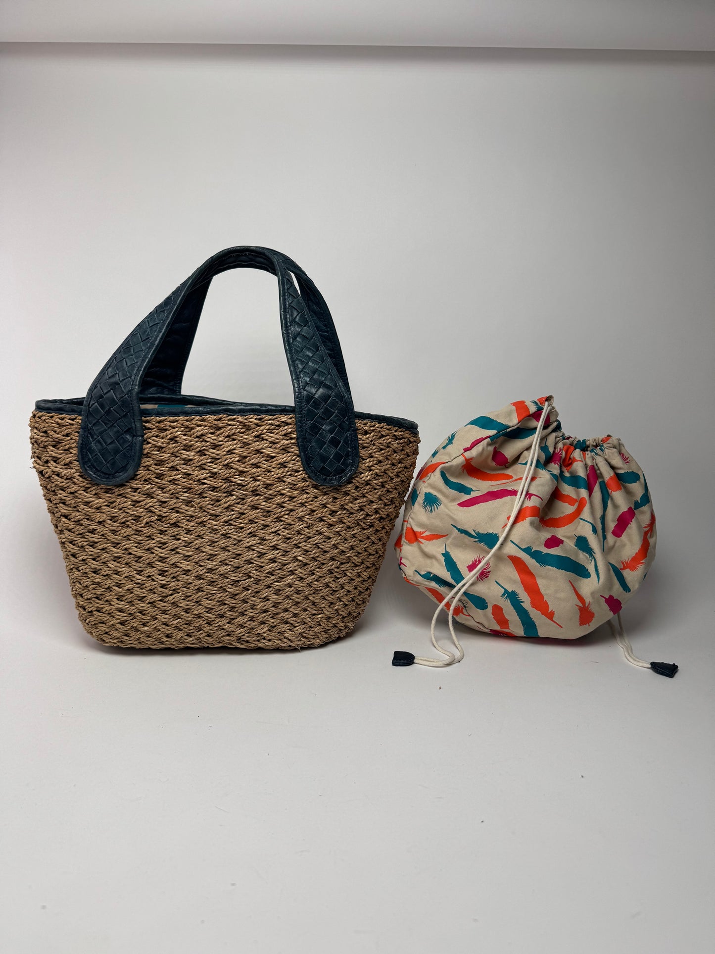 Vintage Issey Miyake Shopper beige Blue