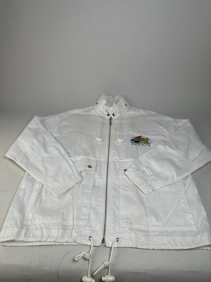 Vintage Balenciaga Sports Cotton Jacket White M
