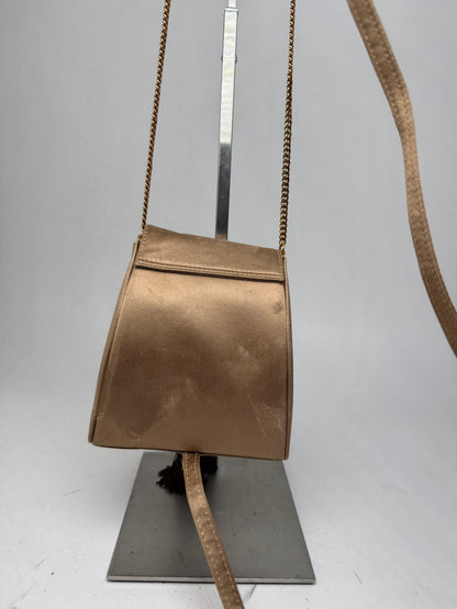 Vintage Loewe Madrid 2Way Crossbody Bag Gold