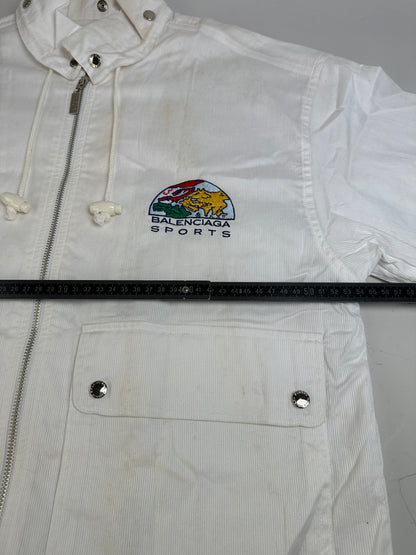 Vintage Balenciaga Sports Cotton Jacket White M