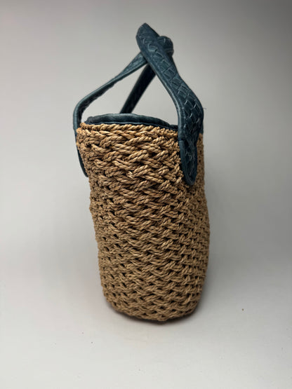 Vintage Issey Miyake Shopper beige Blue