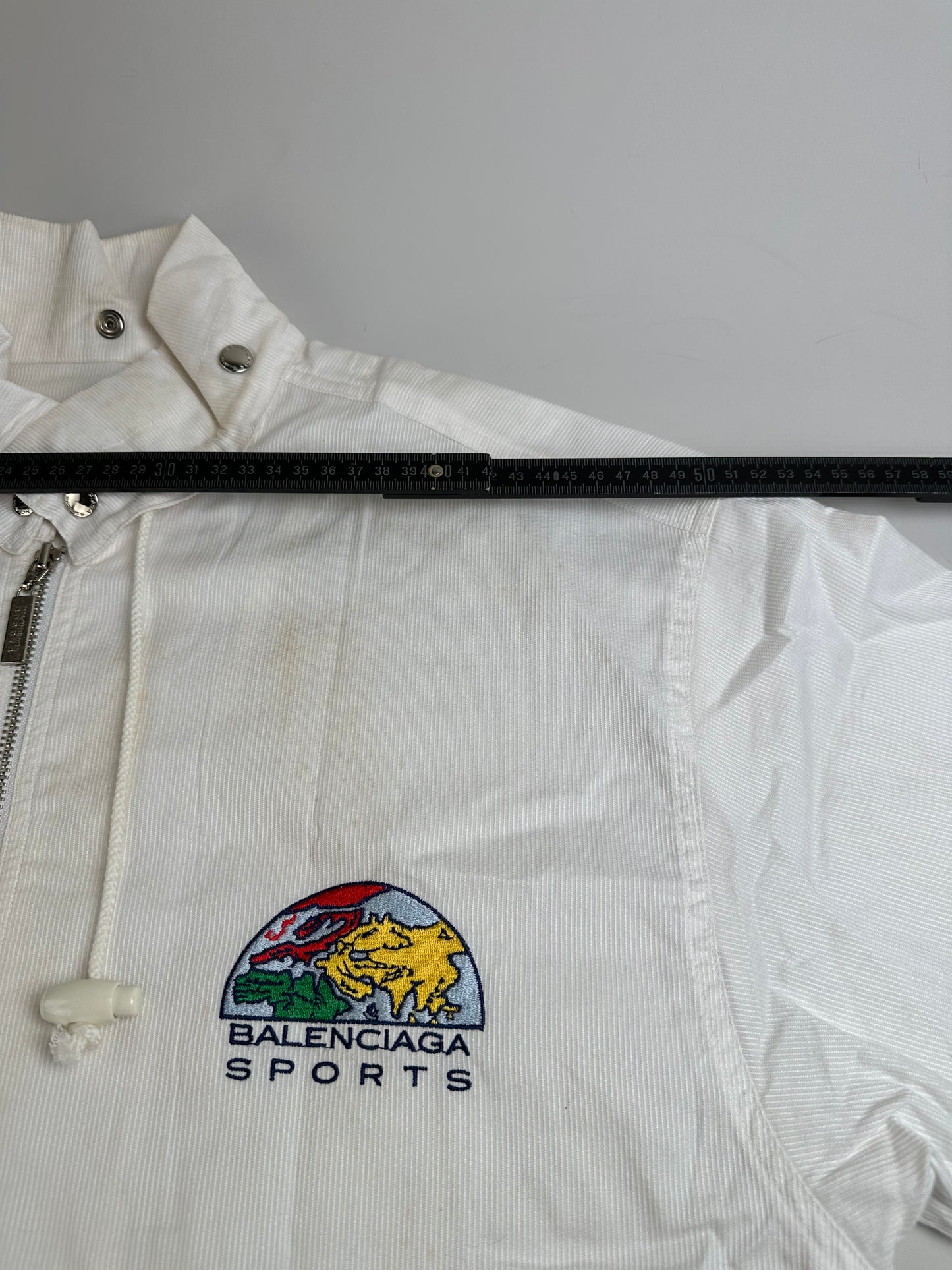Vintage Balenciaga Sports Cotton Jacket White M