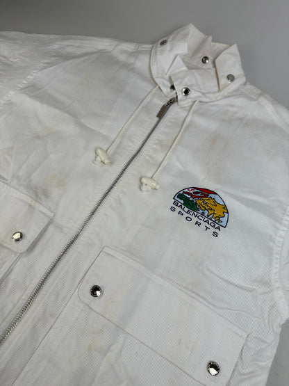 Vintage Balenciaga Sports Cotton Jacket White M