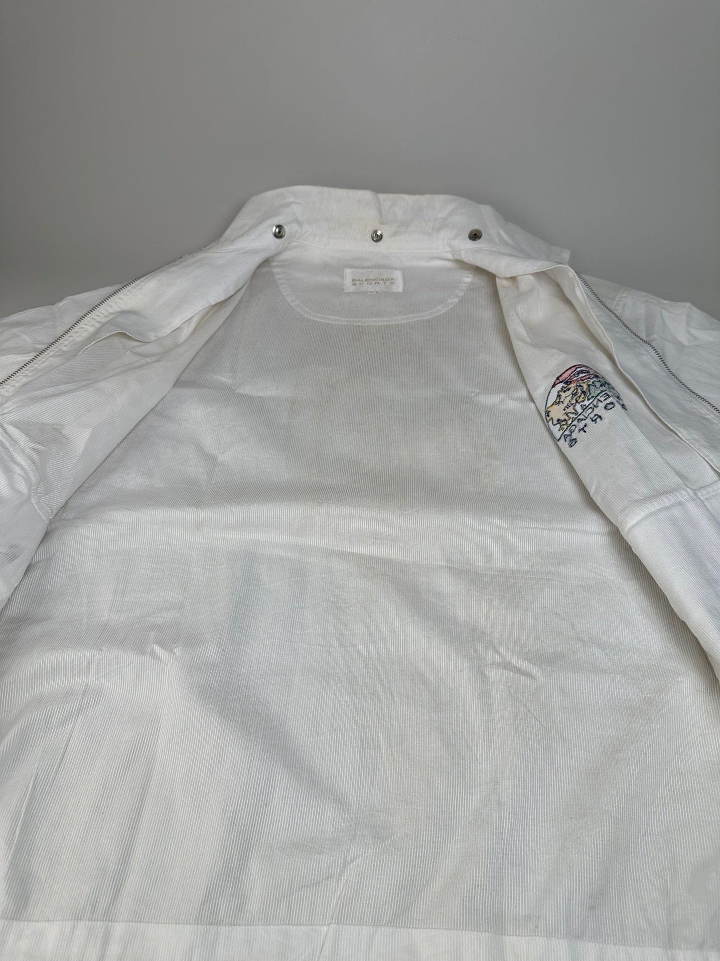 Vintage Balenciaga Sports Cotton Jacket White M