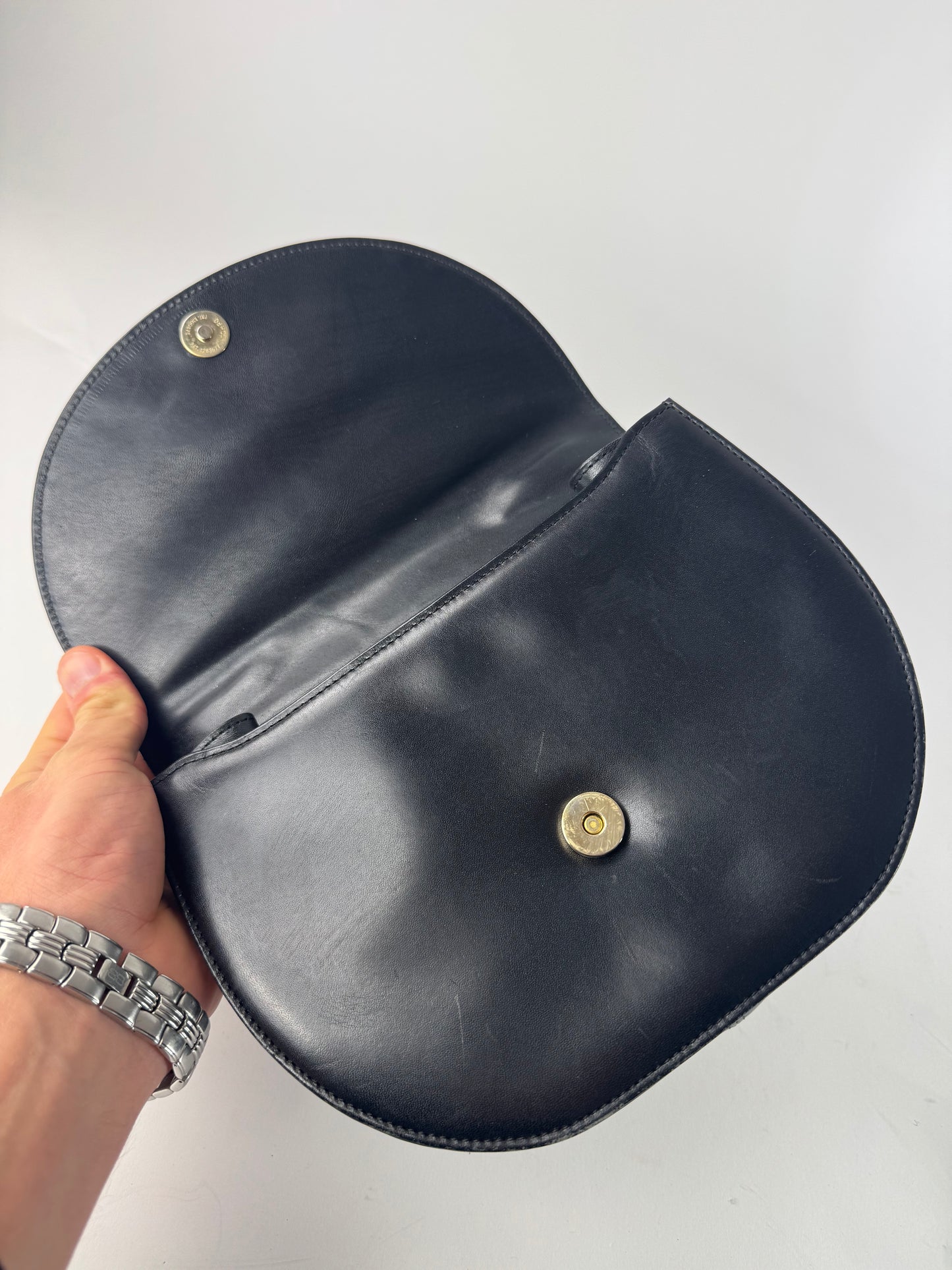 Vintage Givenchy Leather Handbag Black