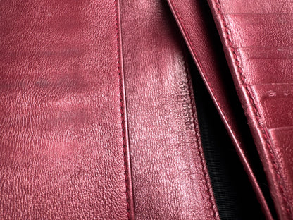 Vintage Gucci Monogram wallet beige purple