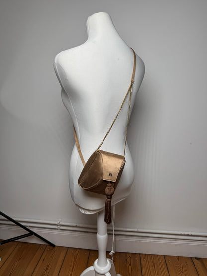 Vintage Loewe Madrid 2Way Crossbody Bag Gold