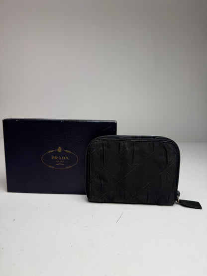 Vintage Prada Canvas Wallet Black