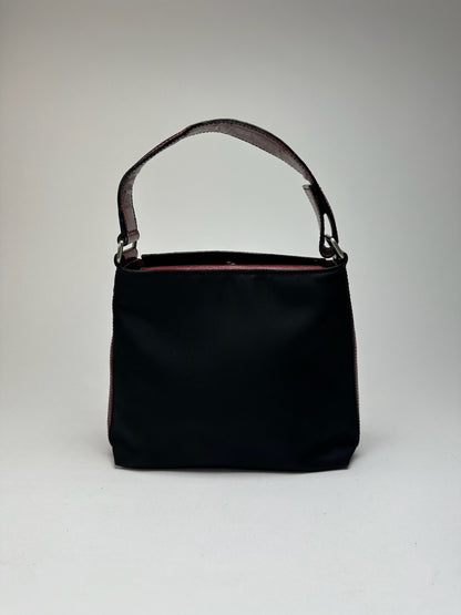 Sac à main vintage Givenchy noir rouge