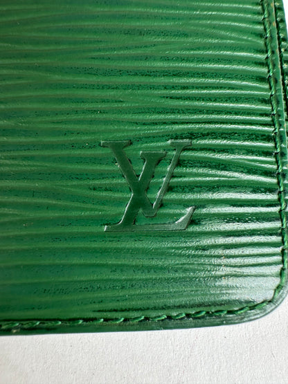 Vintage Louis Vuitton Epi Leather Bifold Wallet Borneo Green