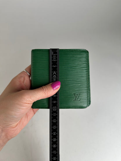 Vintage Louis Vuitton Epi Leather Bifold Wallet Borneo Green