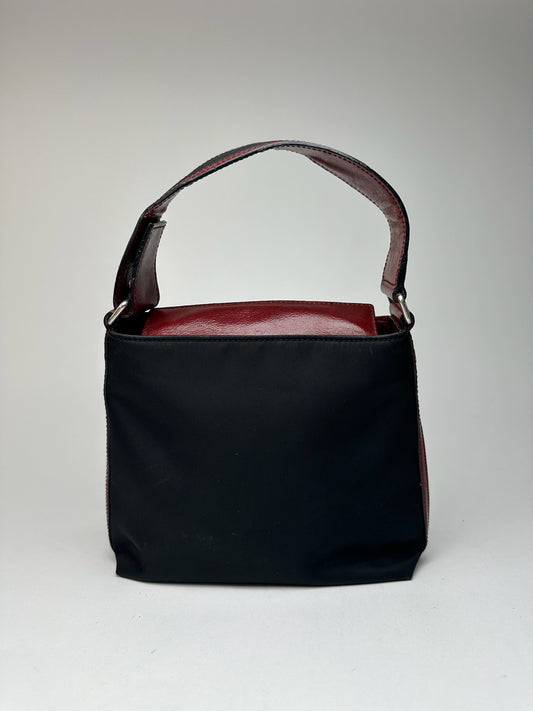 Sac à main vintage Givenchy noir rouge