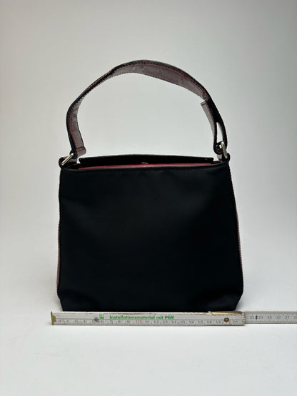 Sac à main vintage Givenchy noir rouge