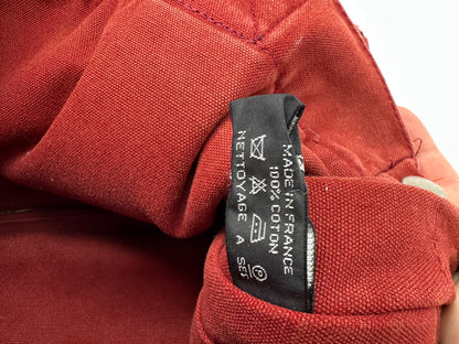 Vintage Hermès Fourre-Tout Canvas Tote Late 1990s Rust Red
