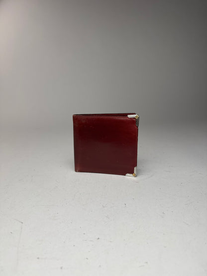 Vintage Dior Leather Flapable Wallet purple