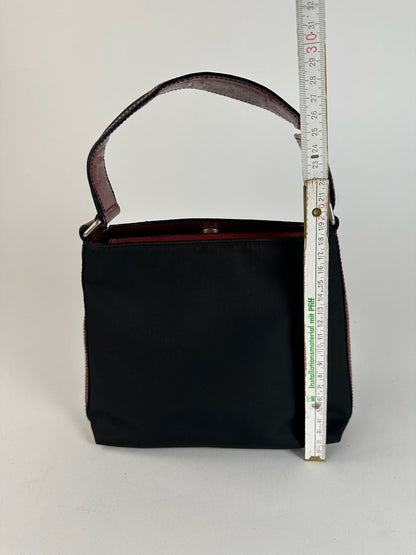 Sac à main vintage Givenchy noir rouge