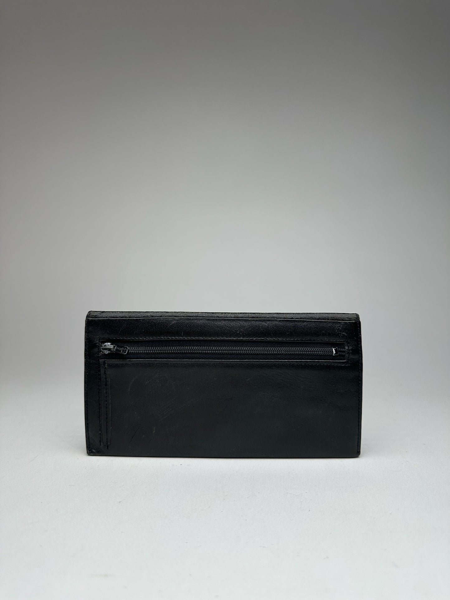 Vintage Givenchy GV3 Leather Wallet black