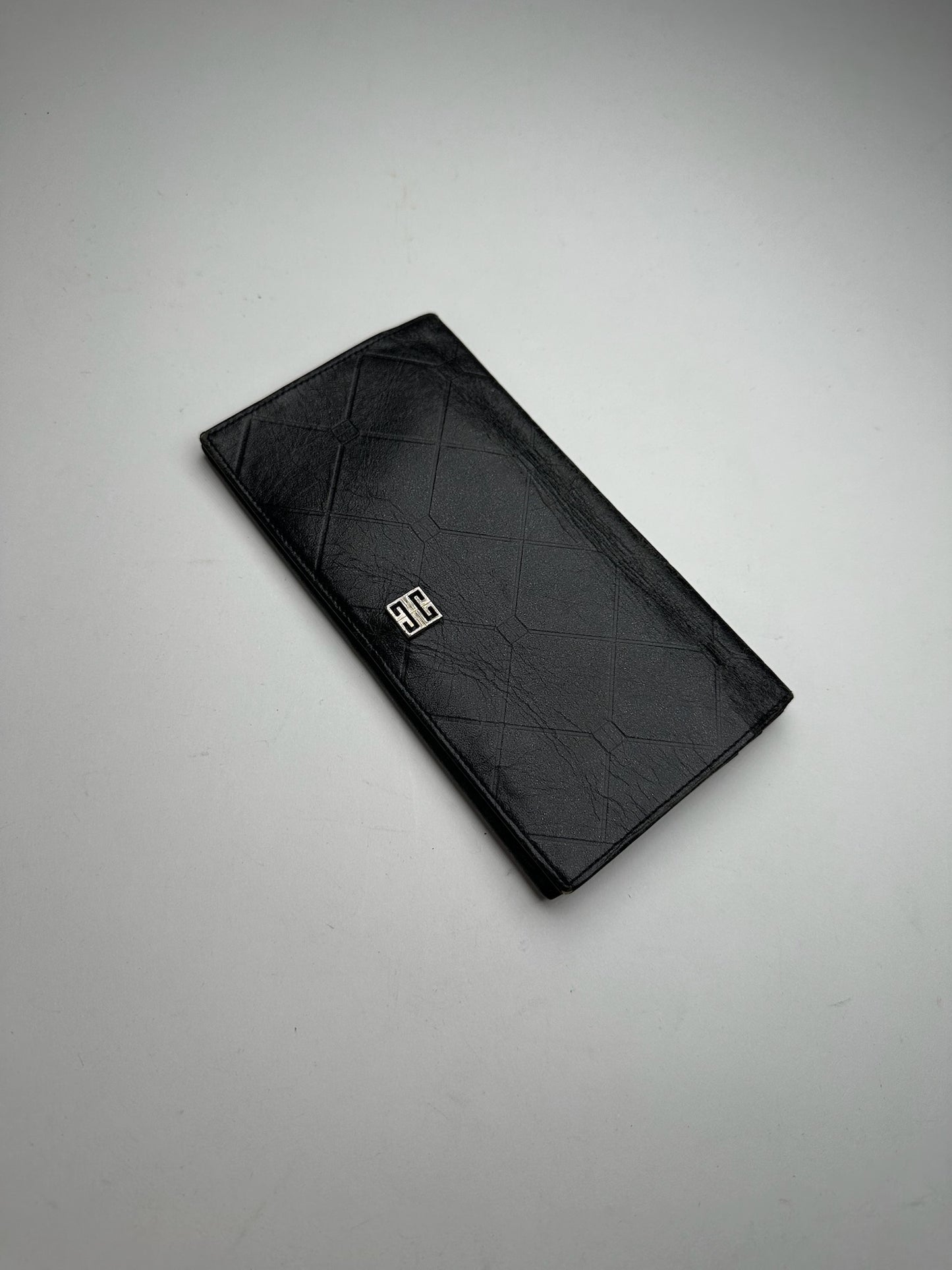 Vintage Givenchy GV3 Leather Wallet black