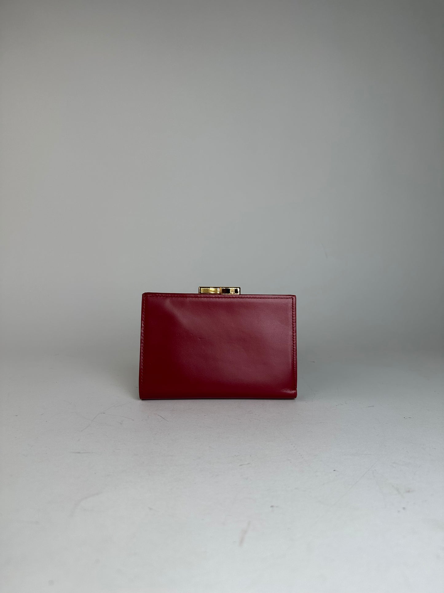 Vintage Givenchy Leather Wallet Red