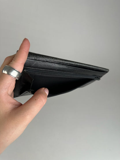 Vintage Givenchy GV3 Leather Wallet black