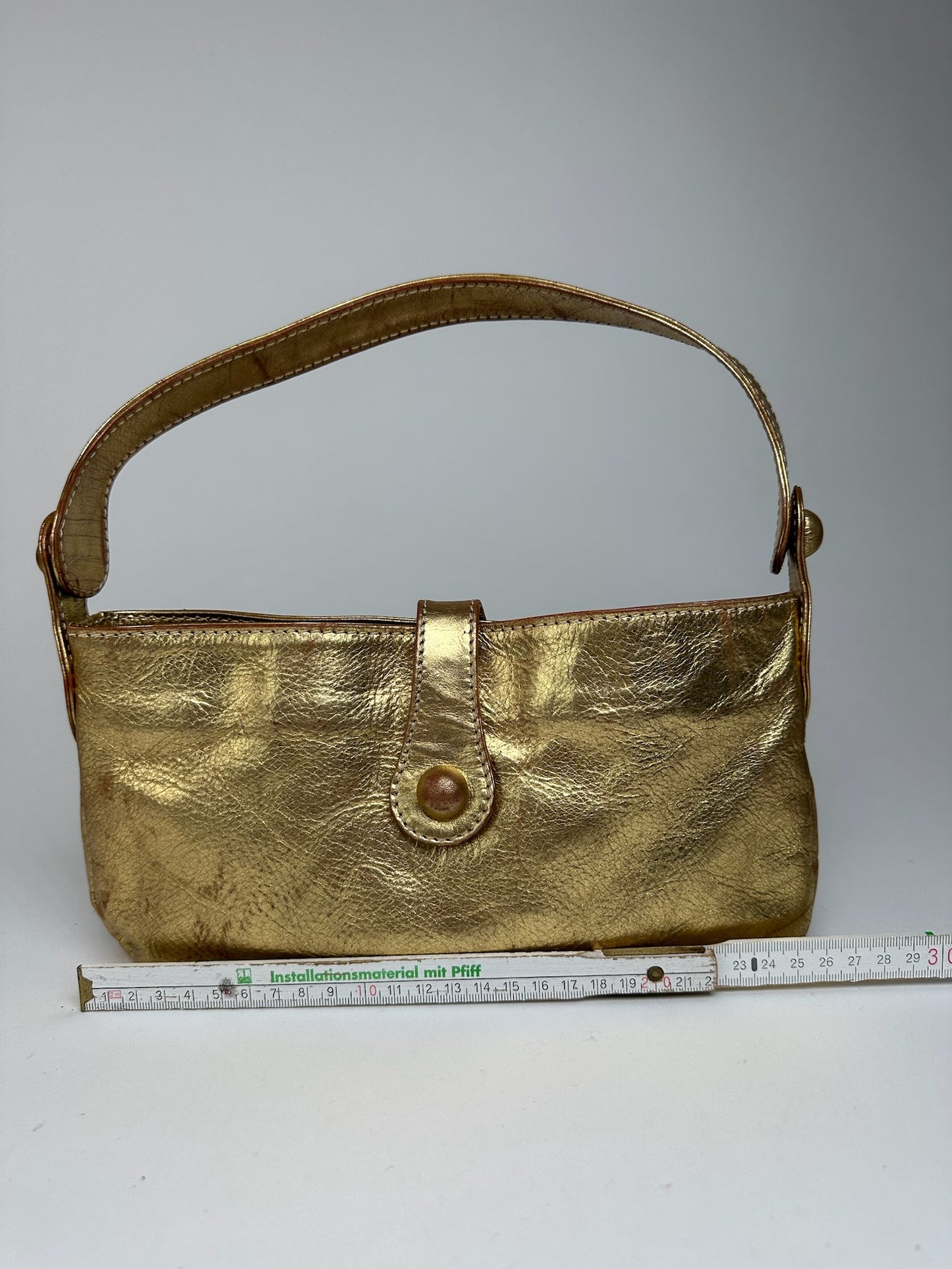 Sac Marni vintage en cuir doré