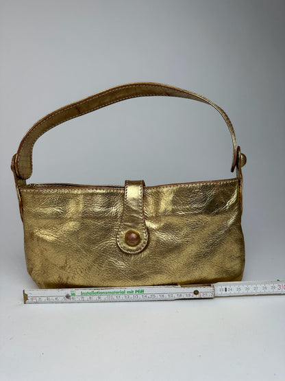 Sac Marni vintage en cuir doré