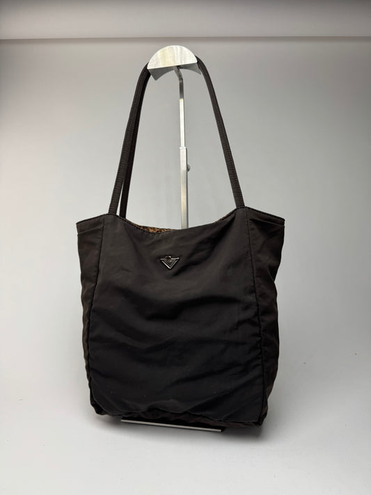 Sac cabas réversible vintage Bottega Veneta marron