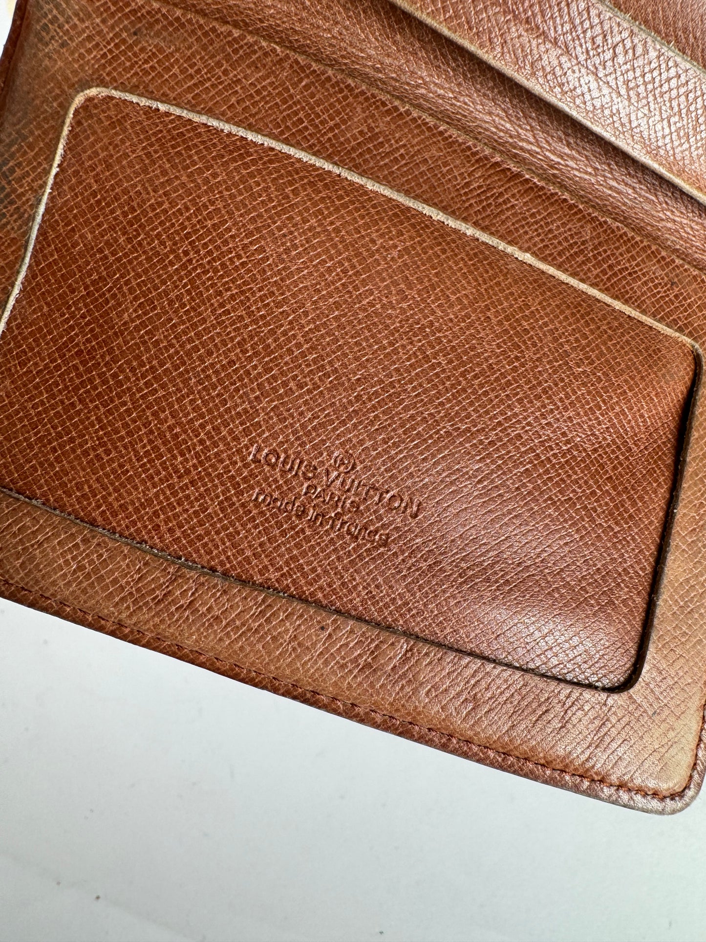 Vintage Louis Vuitton Monogram Card Holder Brown