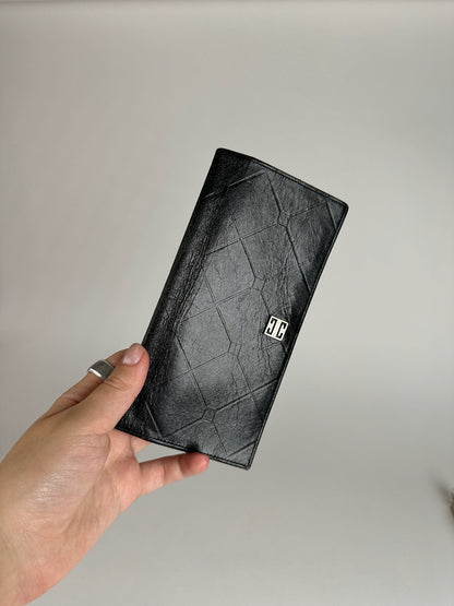 Vintage Givenchy GV3 Leather Wallet black