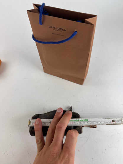 Vintage Louis Vuitton Leather Vanity Bag Brown