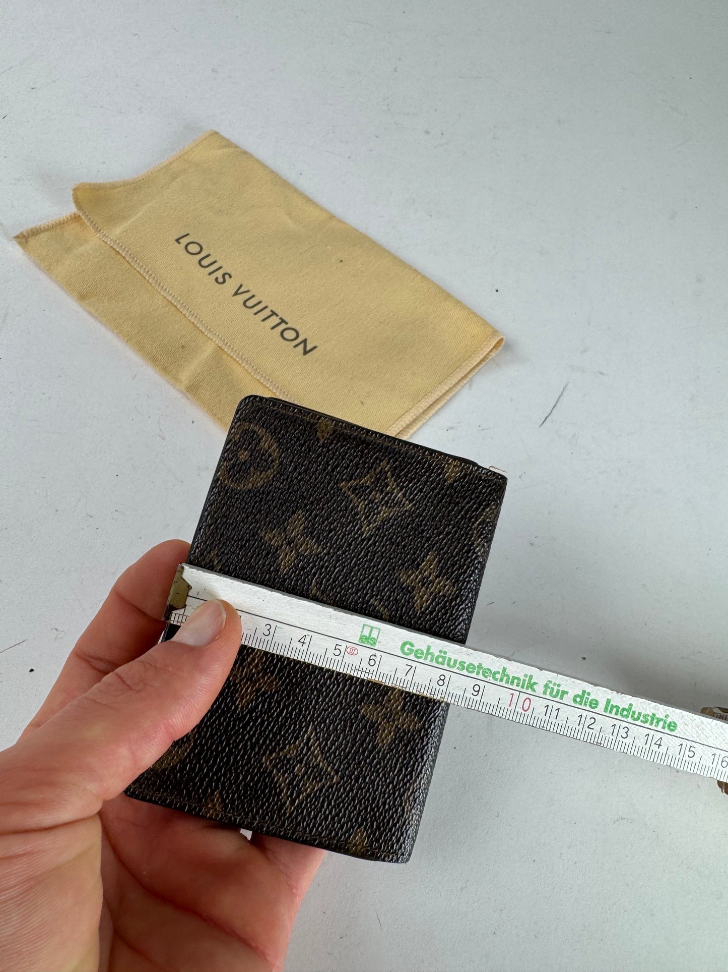 Vintage Louis Vuitton Monogram Card Holder Brown