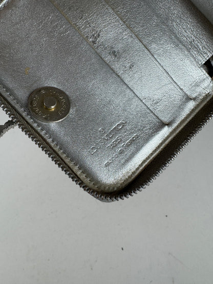 Vintage Louis Vuitton Vernis Leather Wallet Silver