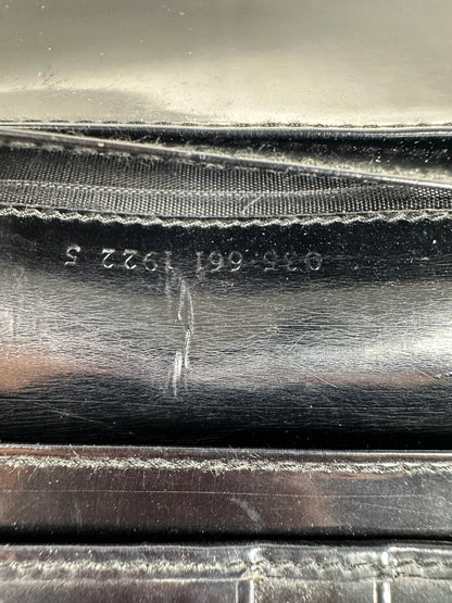 Vintage Gucci GG Logo Leather Wallet Black