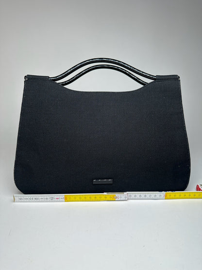 Vintage Balenciaga Canvas Bag Black