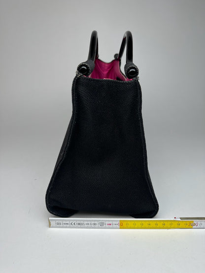 Vintage Balenciaga Canvas Bag Black