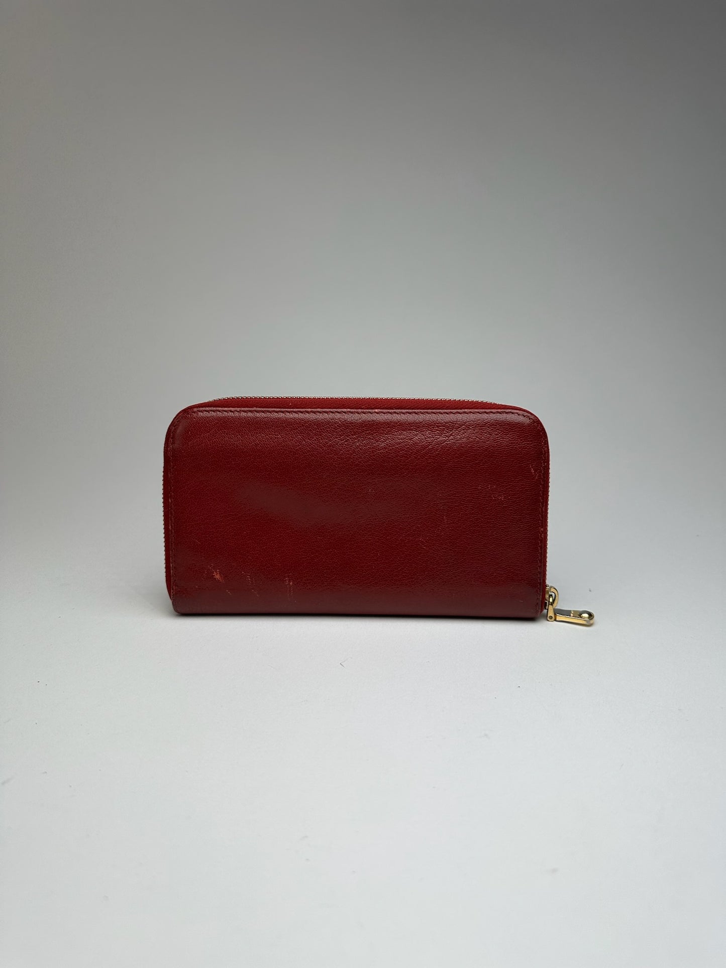 Vintage Miu Miu Leather wallet red