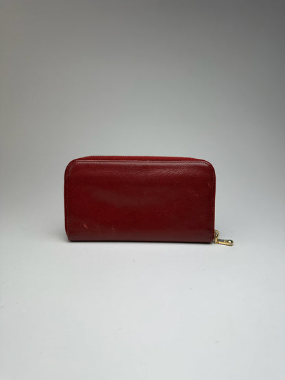 Vintage Miu Miu Leather wallet red