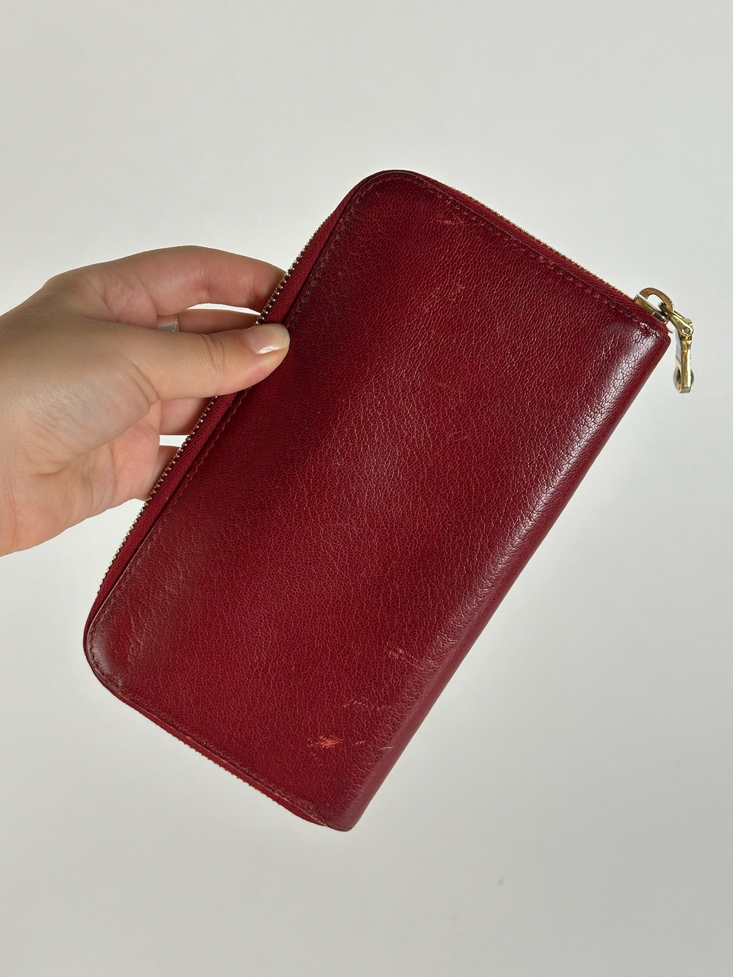 Vintage Miu Miu Leather wallet red