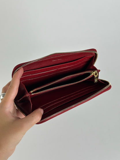 Vintage Miu Miu Leather wallet red