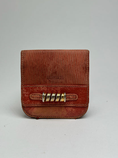 Vintage Loewe Madrid Coin Case orange